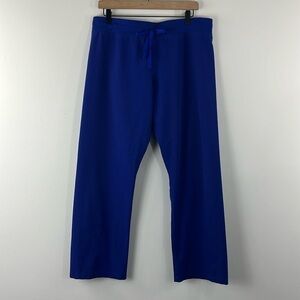 Figs Livingston Basic Scrub Pants Royal Blue Pants Womens Size MP